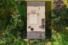 floorplan staff cabin or eco-cabin